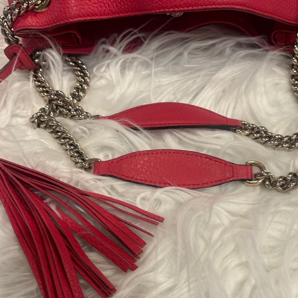 Gucci Pink Leather Soho Shoulder Bag - Picture 7 of 12